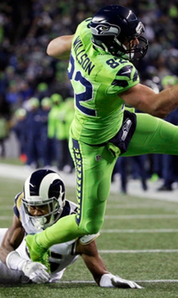 Seahawks wrap up another division title by romping over Rams